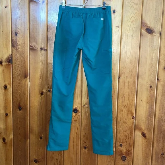 Fig pants hunter green size XS/tall yola style lots of pockets nurse pants - Picture 9 of 14